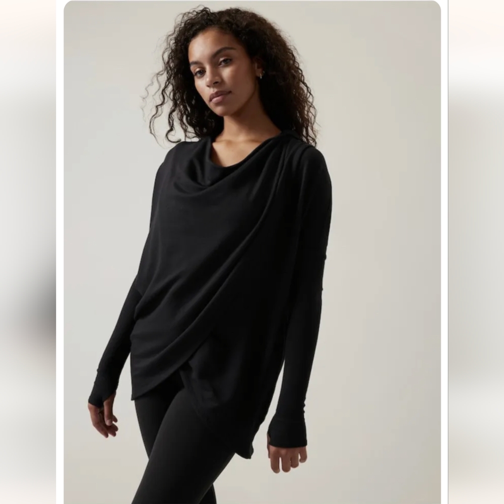 Athleta Purana Wrap Sweatshirt